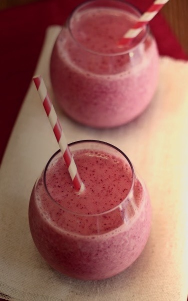 dairy free cranberry smoothie