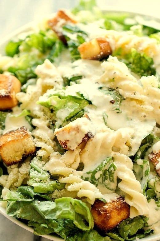 Fusilli Caesar Salad