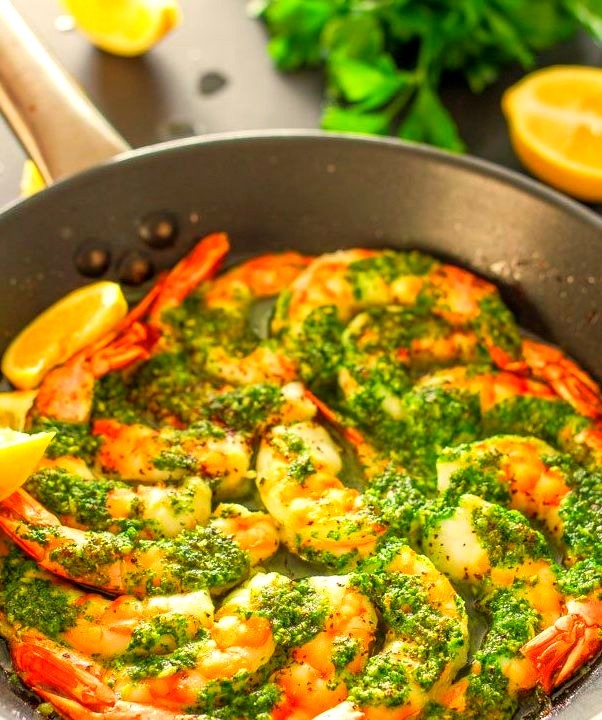 garlic & parsley butter shrimp