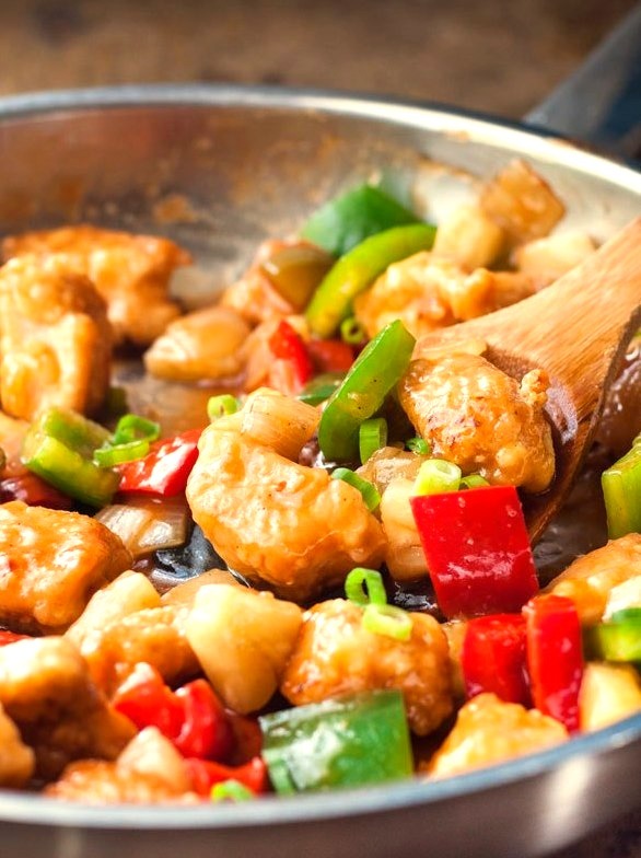 Oven Baked Sweet & Sour Chicken